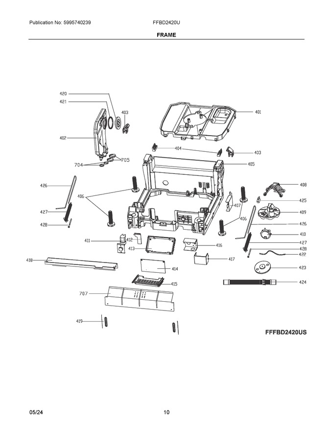 Diagram for FFBD2420UB0A
