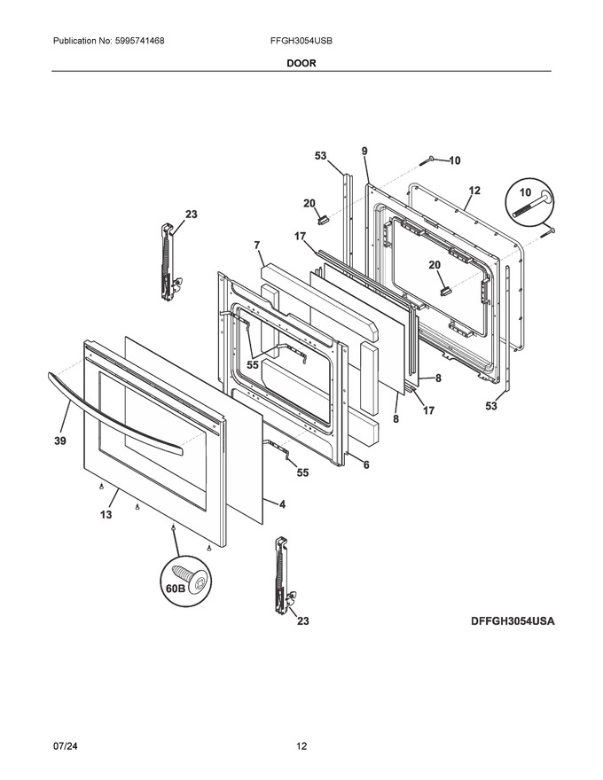 Diagram for FFGH3054USB