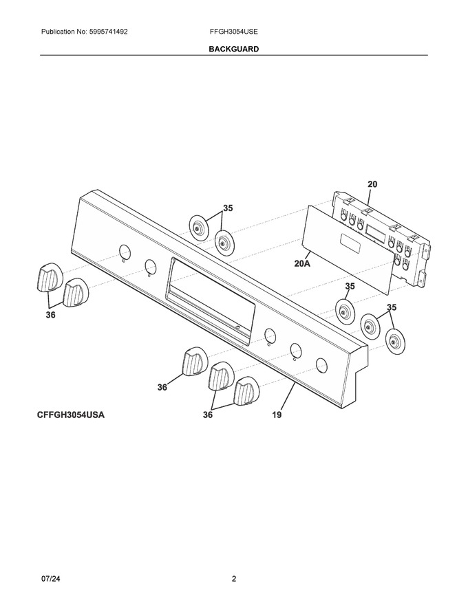 Diagram for FFGH3054USE