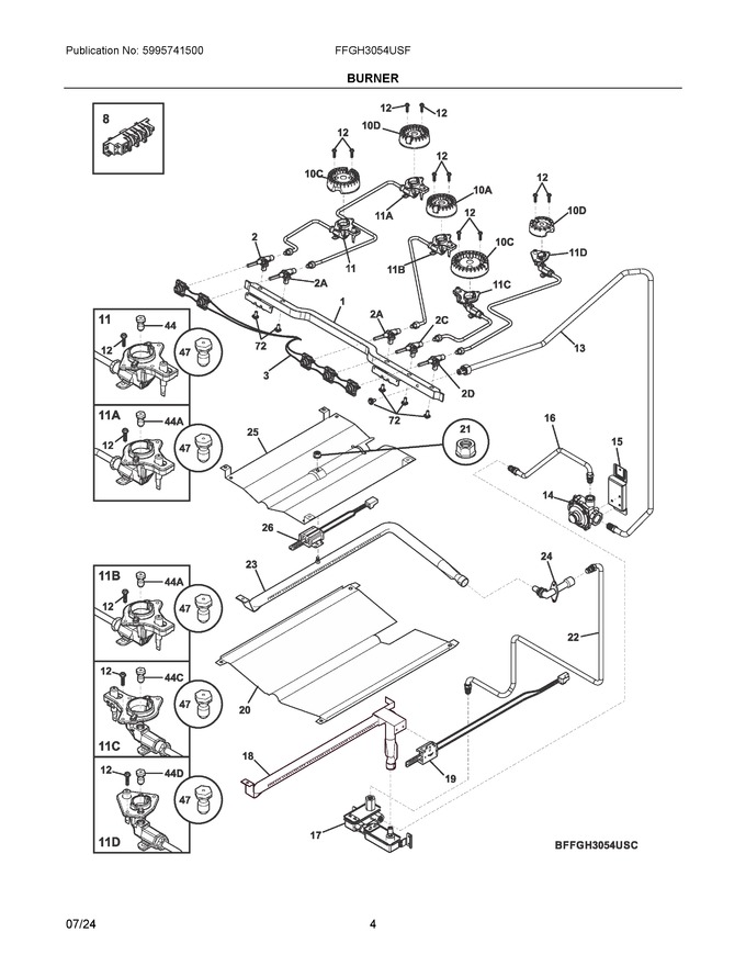 Diagram for FFGH3054USF