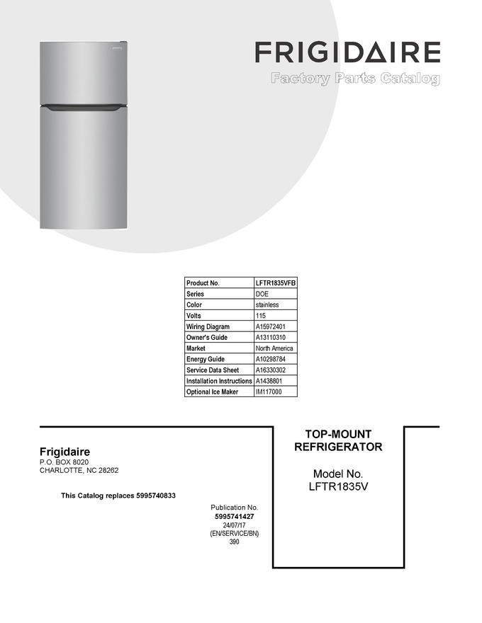 Diagram for LFTR1835VFB