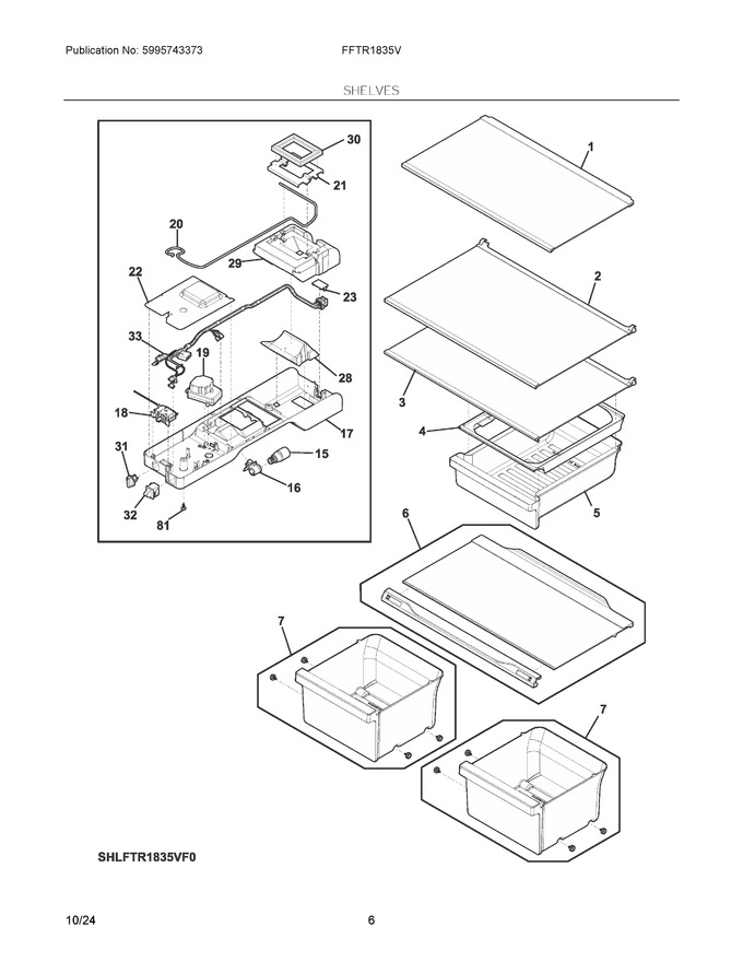 Diagram for FFTR1835VS6