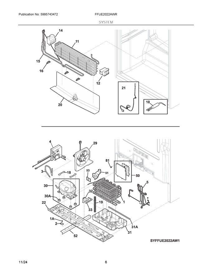 Diagram for FFUE2022AWR