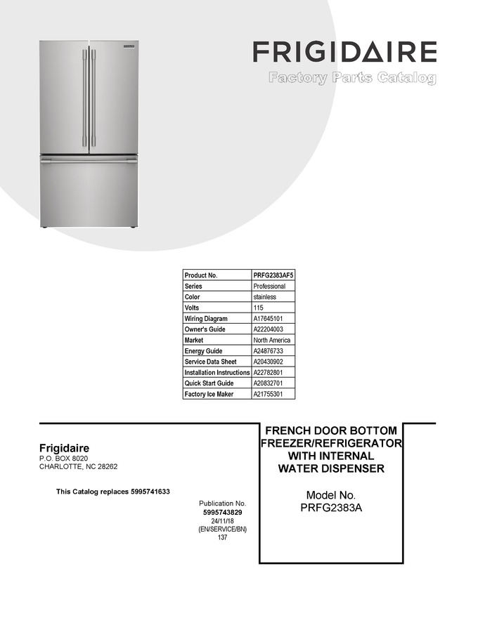 Diagram for PRFG2383AF5