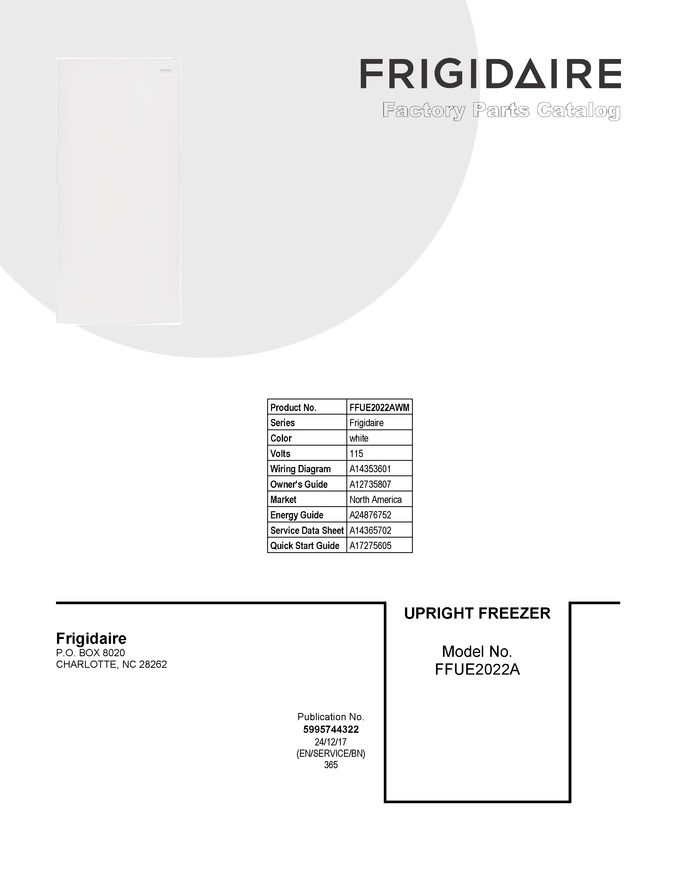 Diagram for FFUE2022AWM