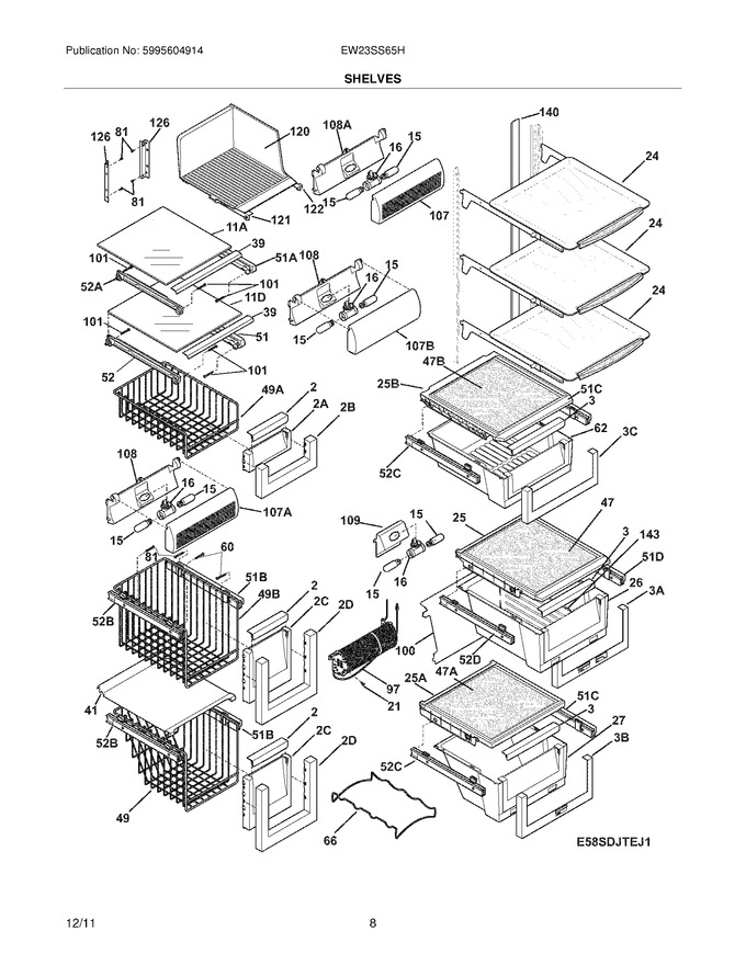 Diagram for EW23SS65HW1