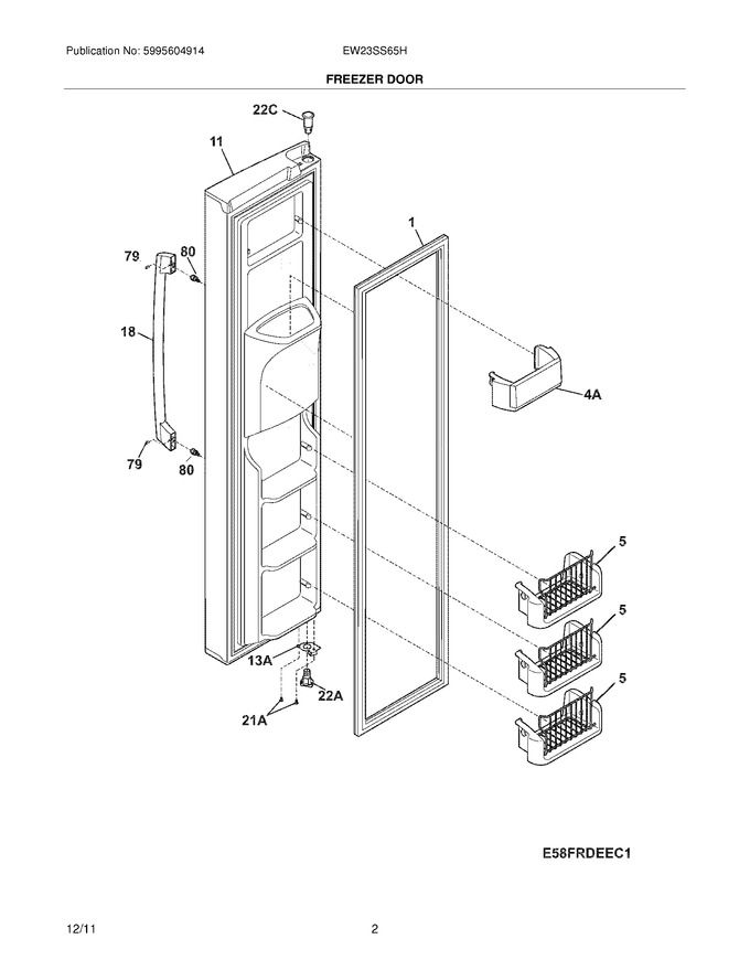 Diagram for EW23SS65HB1