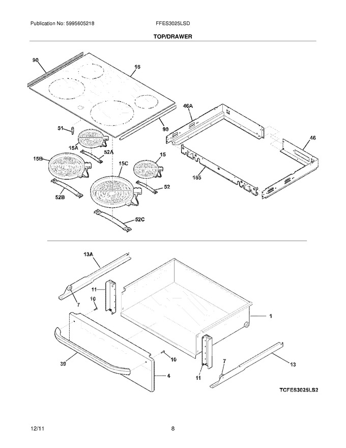 Diagram for FFES3025LSD