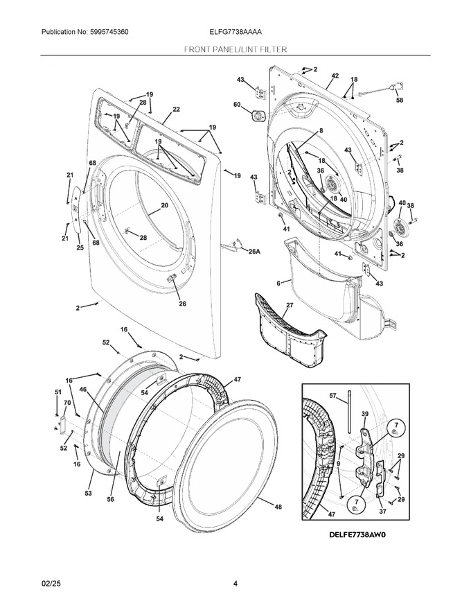 Diagram for ELFG7738AA0