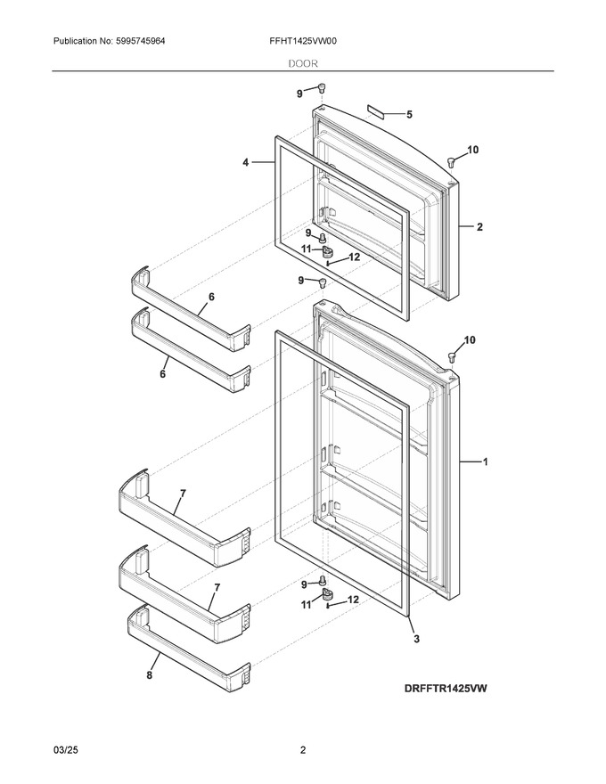 Diagram for FFHT1425VW00