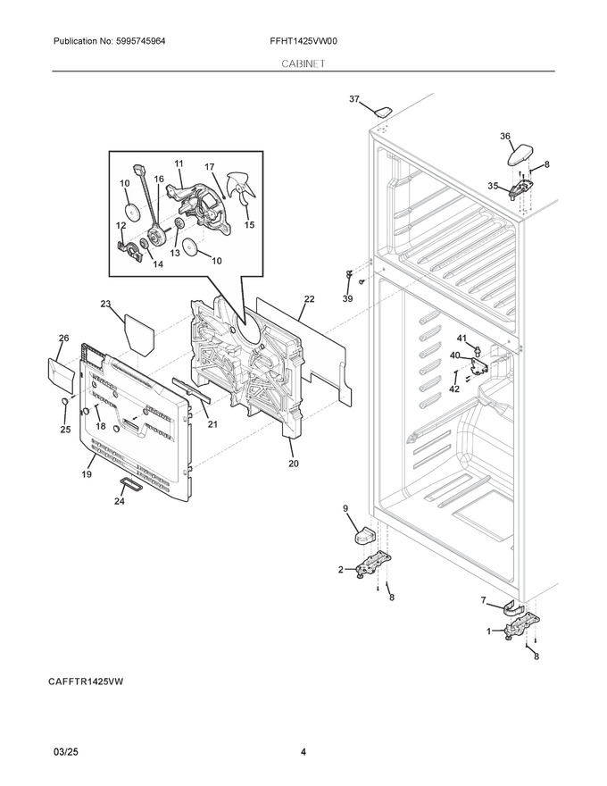 Diagram for FFHT1425VW00