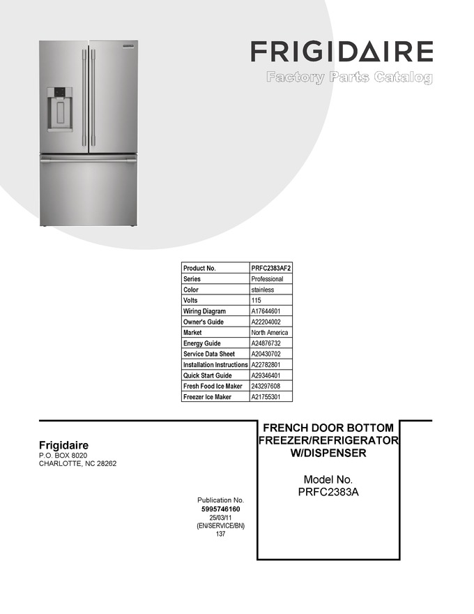 Diagram for PRFC2383AF2