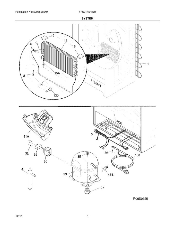 Diagram for FFU21F5HWR