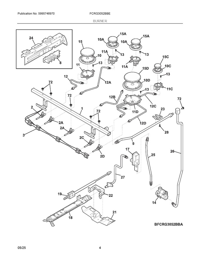 Diagram for FCRG3052BBE