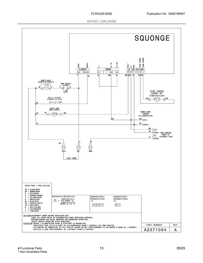 Diagram for FCRG3051BSE