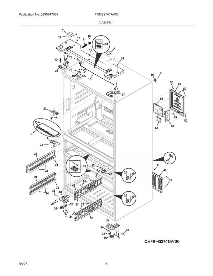 Diagram for FRMS274TAV00