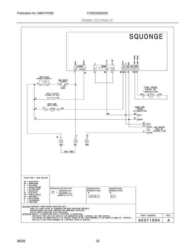 Diagram for FCRG3052BWE
