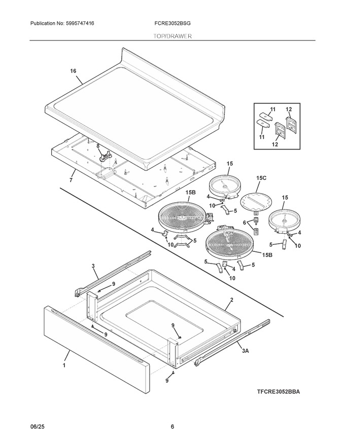 Diagram for FCRE3052BSG