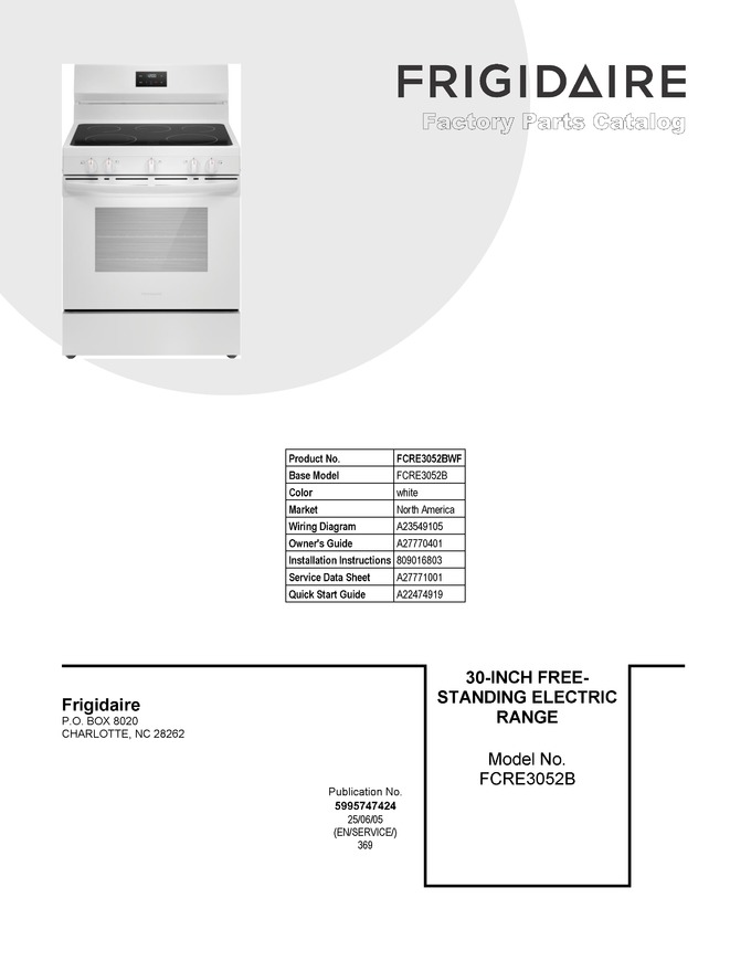 Diagram for FCRE3052BWF