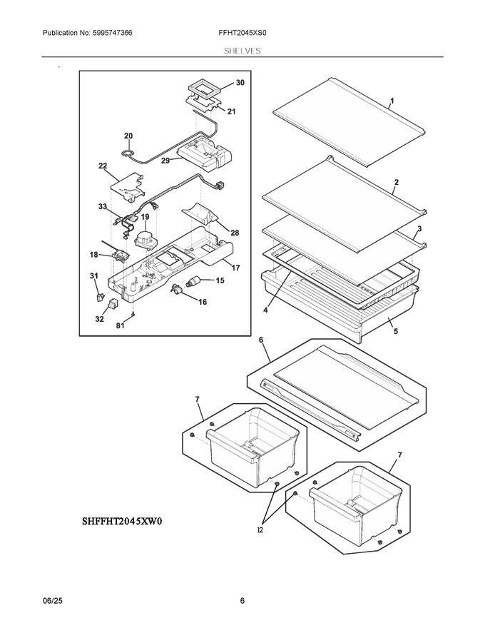 Diagram for FFHT2045XS0