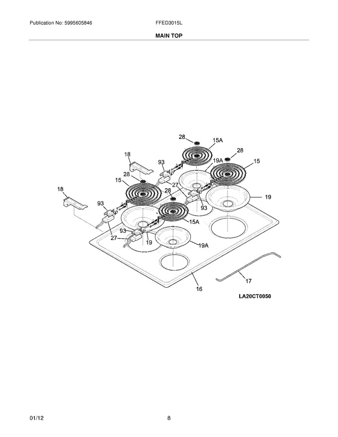 Diagram for FFED3015LWC