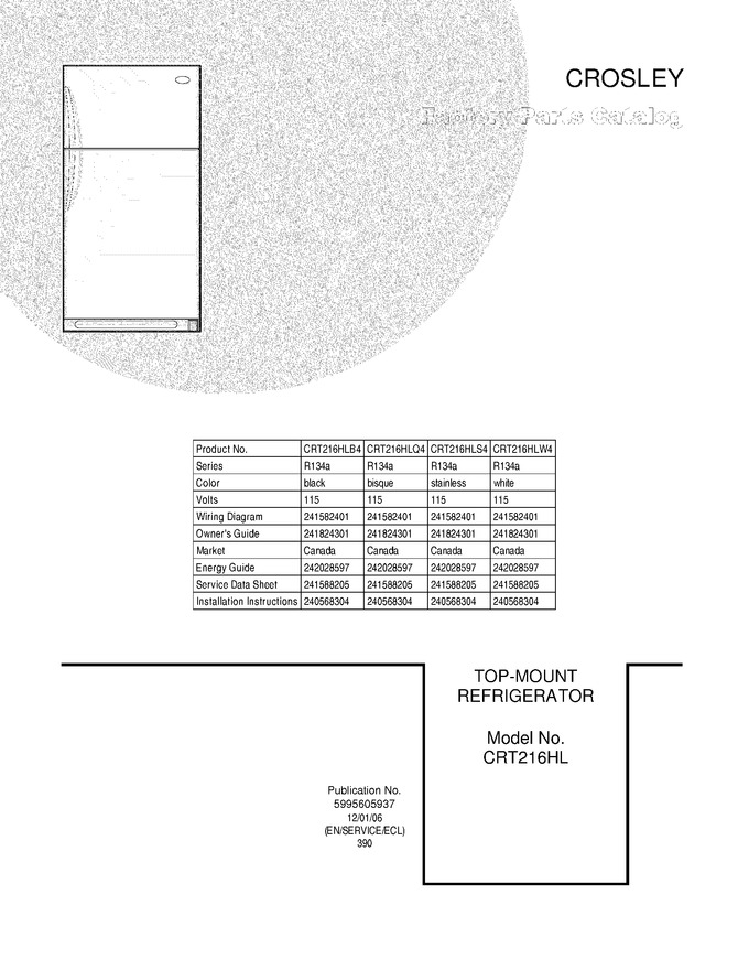 Diagram for CRT216HLS4