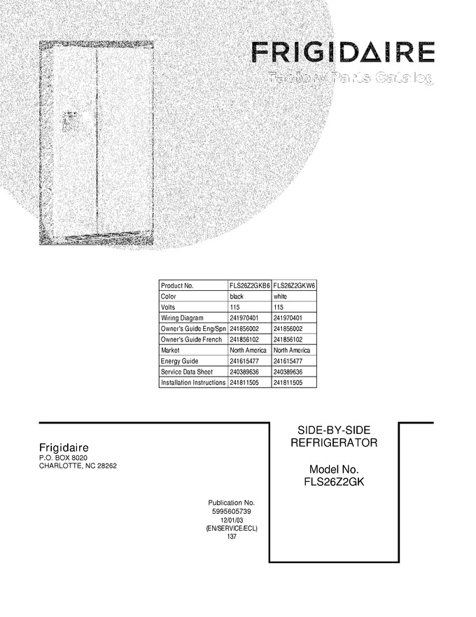 Diagram for FLS26Z2GKW6