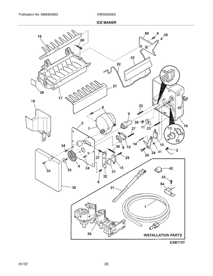 Diagram for EW26SS65GS1