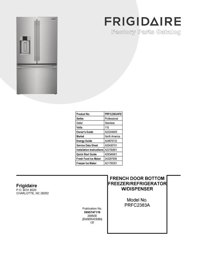 Diagram for PRFC2383AFD