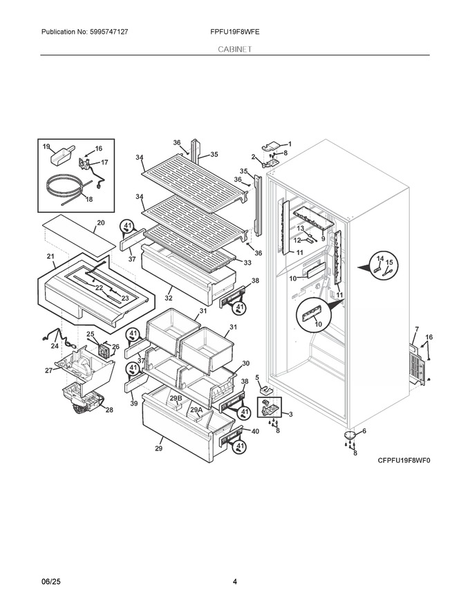 Diagram for FPFU19F8WFE