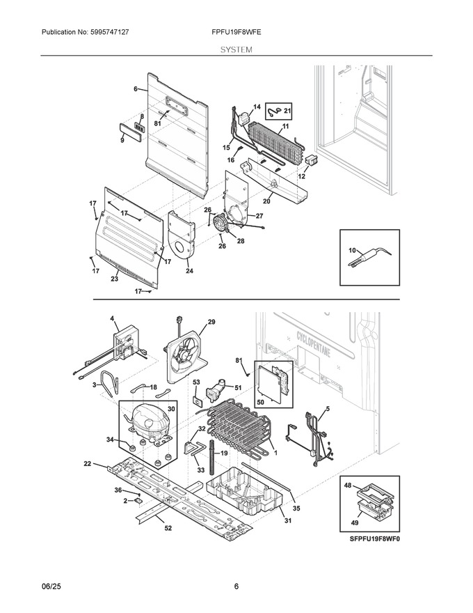 Diagram for FPFU19F8WFE