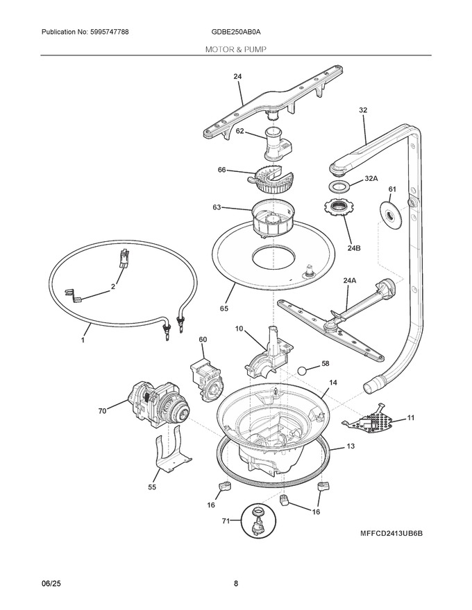Diagram for GDBE250AB0A