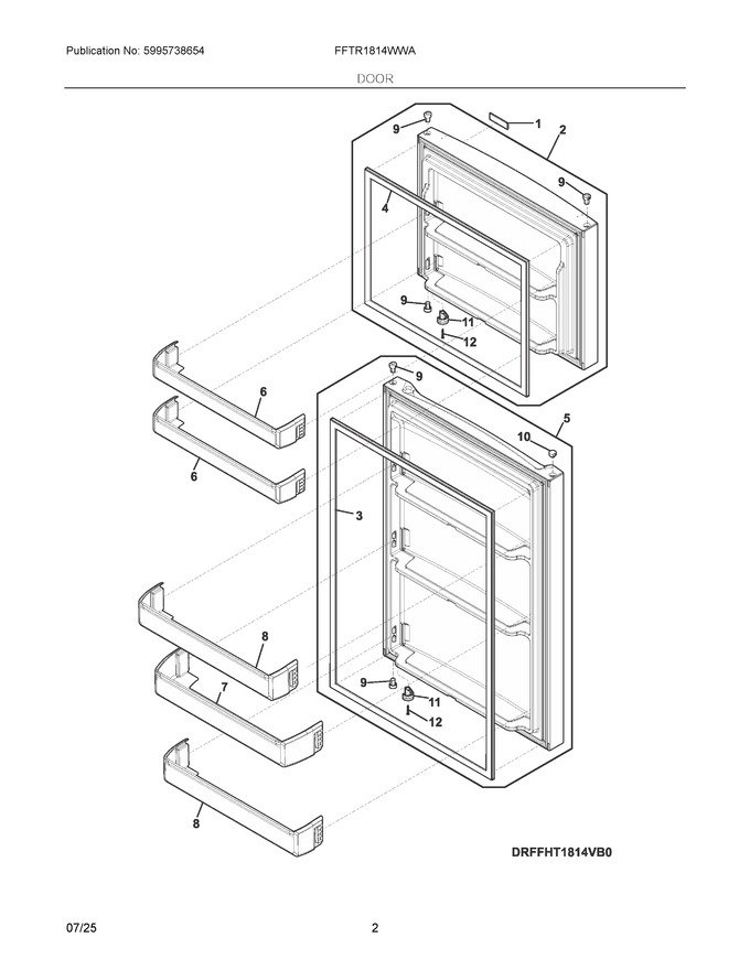 Diagram for FFTR1814WWA