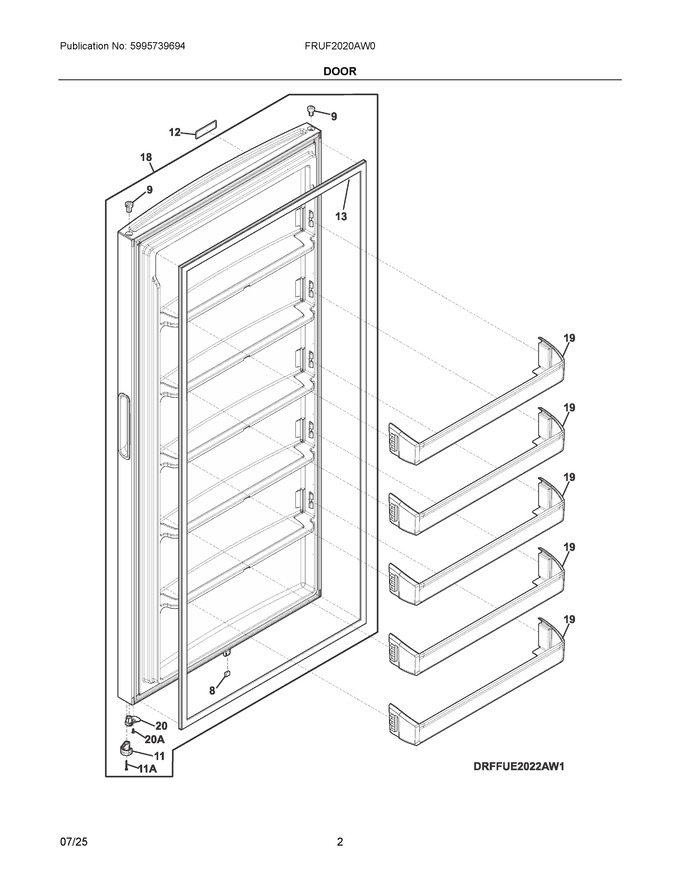 Diagram for FRUF2020AW0