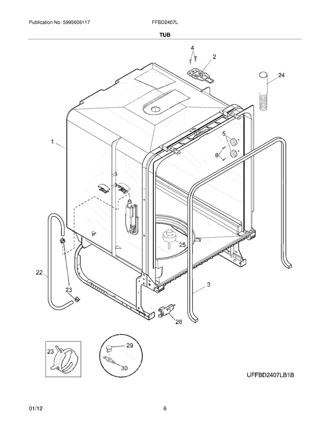 Diagram for FFBD2407LM1B