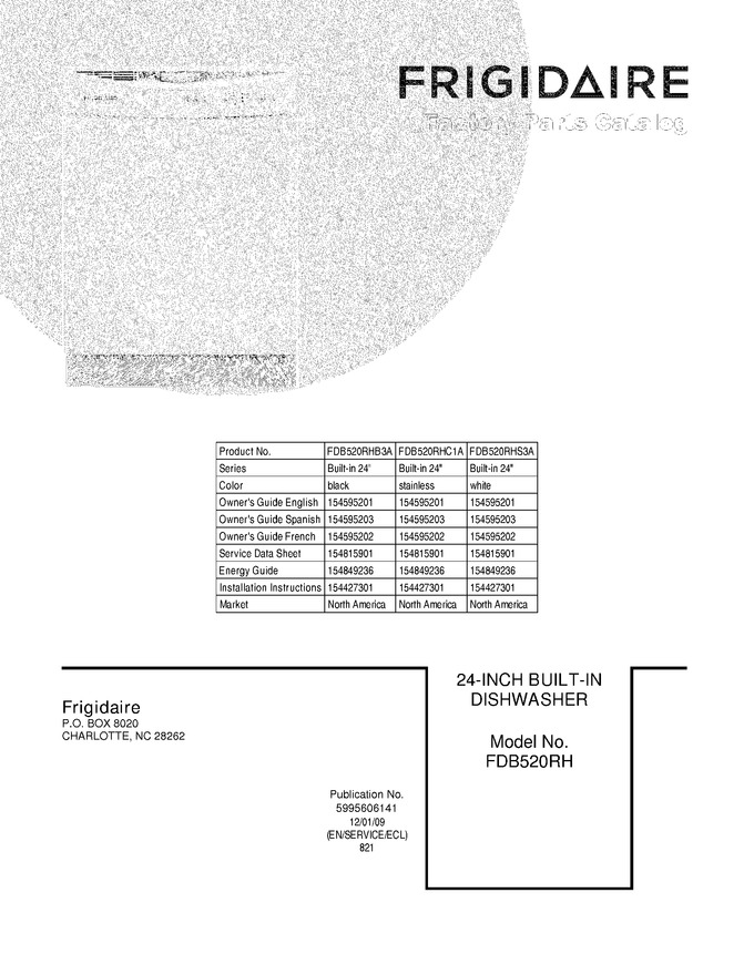 Diagram for FDB520RHB3A