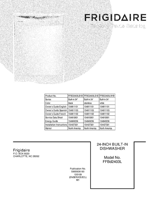 Diagram for FFBD2403LW1B