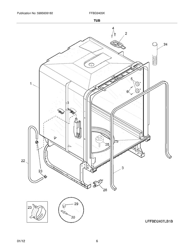 Diagram for FFBD2405KS1A