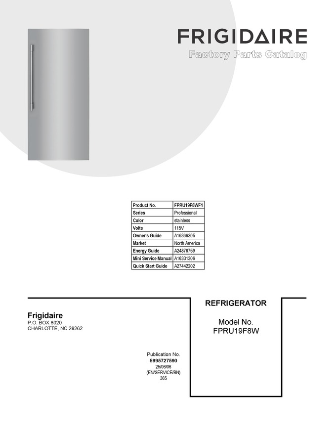 Diagram for FPRU19F8WF1