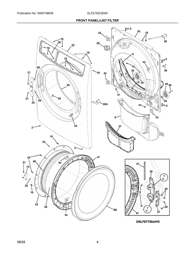 Diagram for ELFE762CBW0