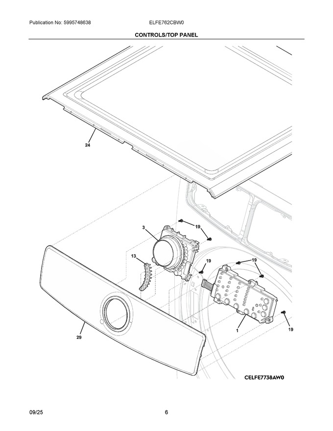 Diagram for ELFE762CBW0