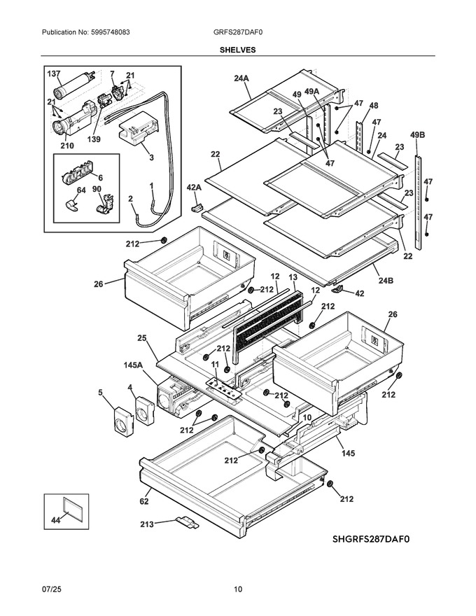 Diagram for GRFS287DAF0