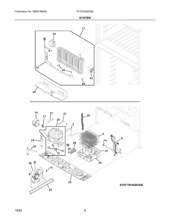 Diagram for FFTR1835VS9