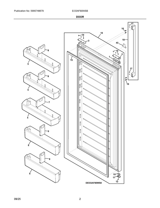 Diagram for EI33AF80WSB