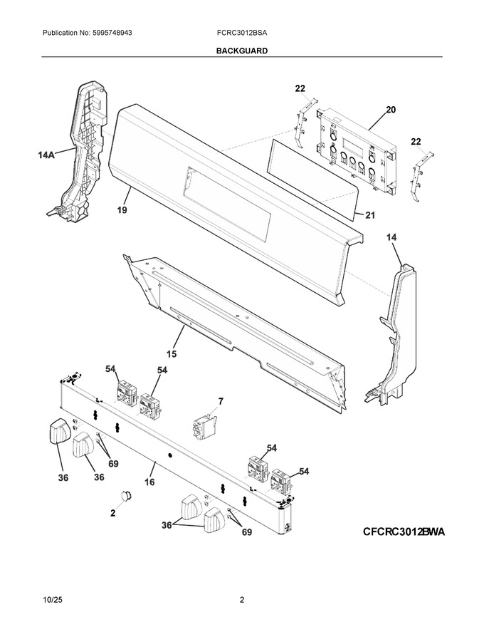 Diagram for FCRC3012BSA