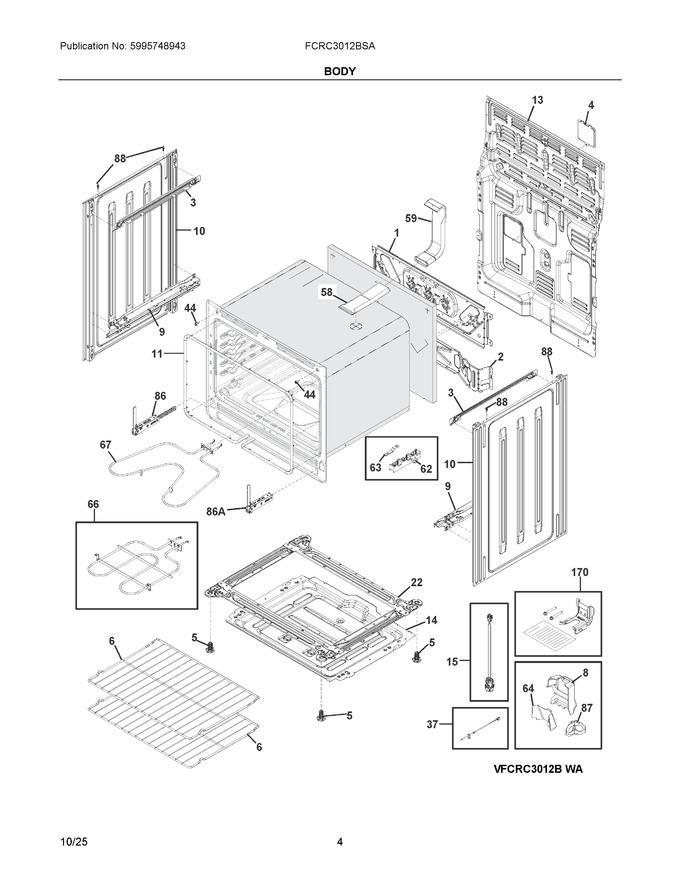 Diagram for FCRC3012BSA