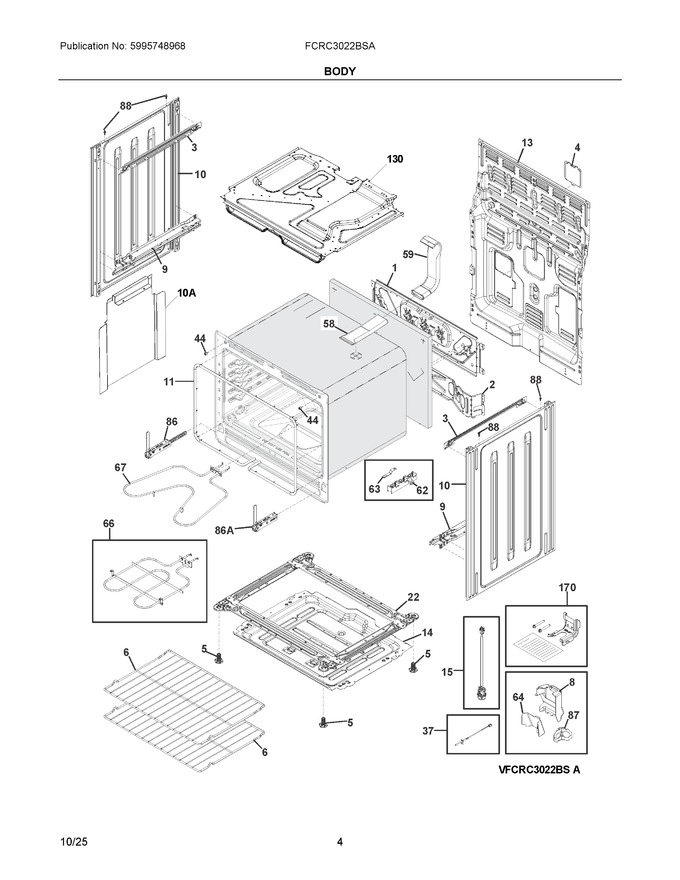 Diagram for FCRC3022BSA