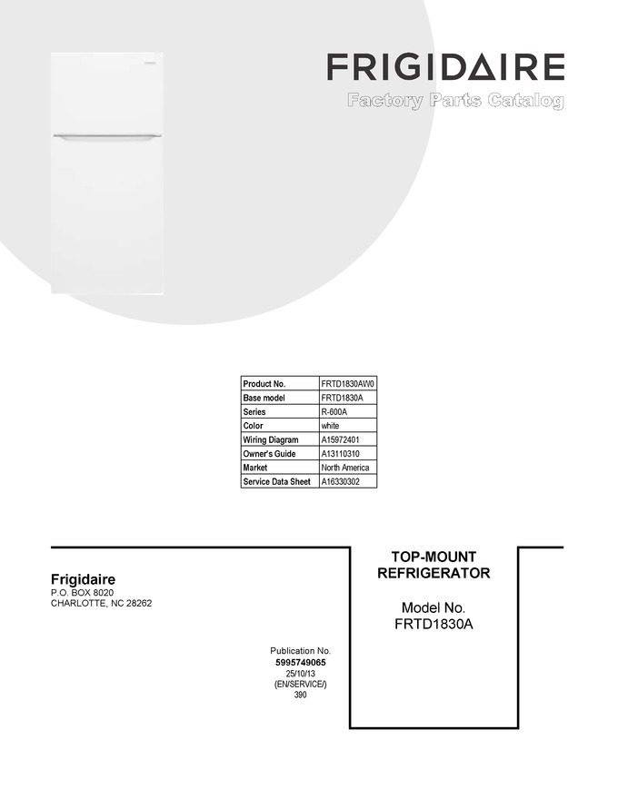 Diagram for FRTD1830AW0