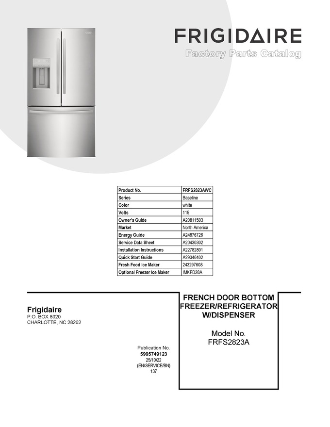 Diagram for FRFS2823AWC