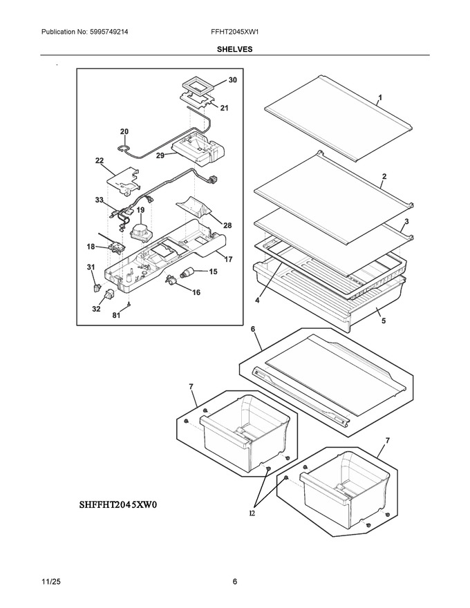 Diagram for FFHT2045XW1